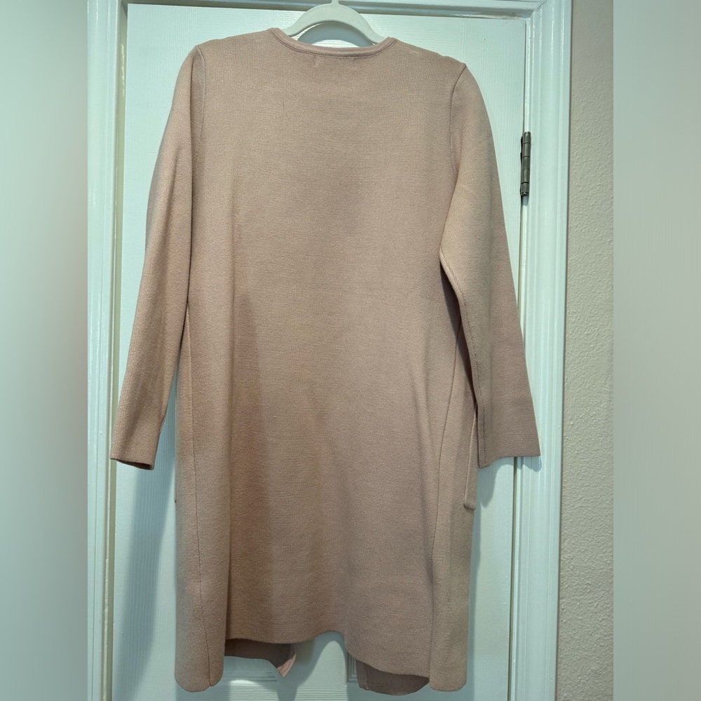 ANRABESS Open Front Knit Lightweight Cardigan - pink - medium - Picture 6 of 7